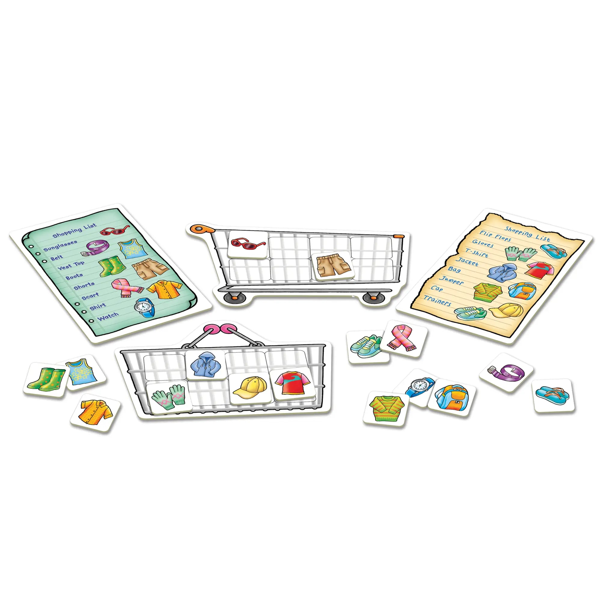 Shopping List Extras - Clothes