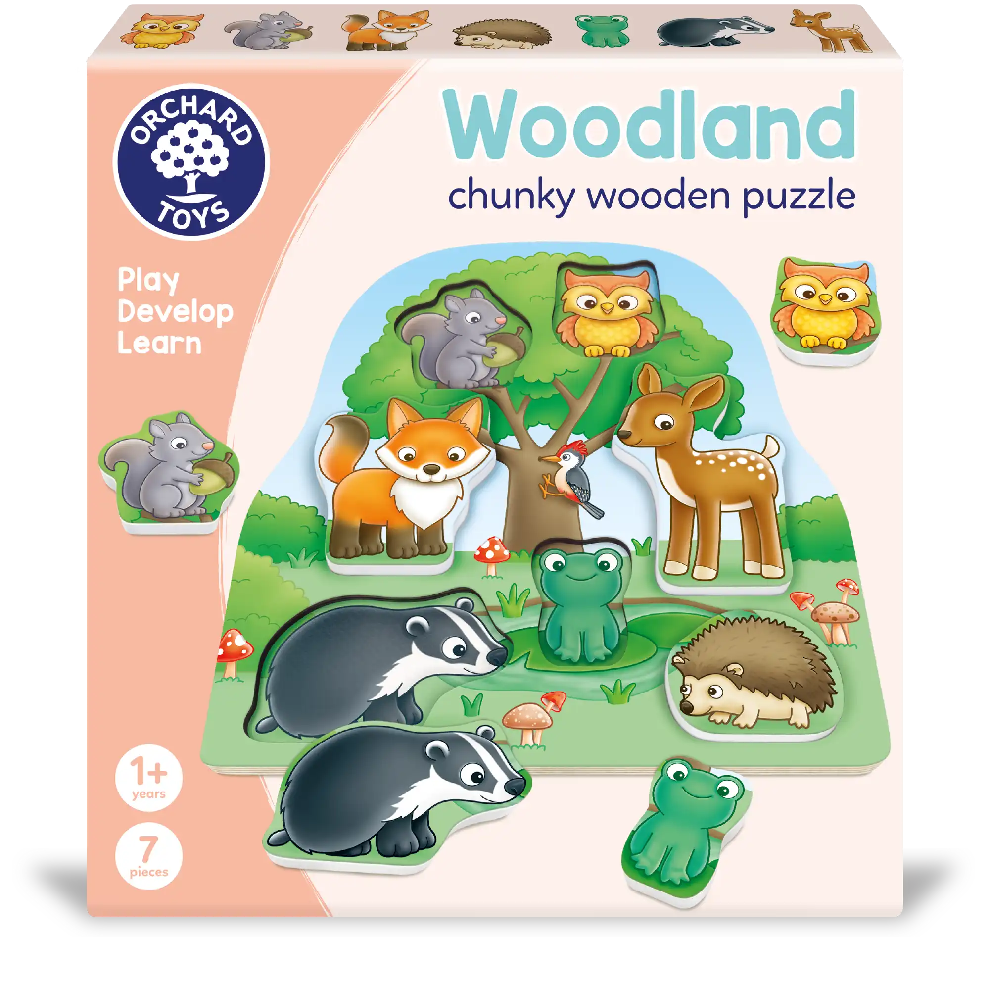 Woodland chunky wooden puzzle