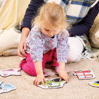 Match and Feel two-piece vehicle puzzles