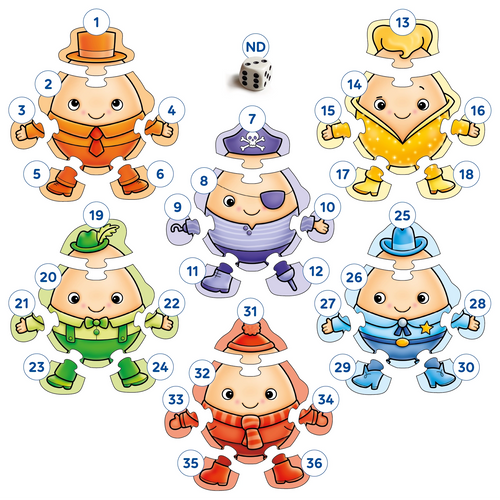 Build a Humpty misplaced pieces