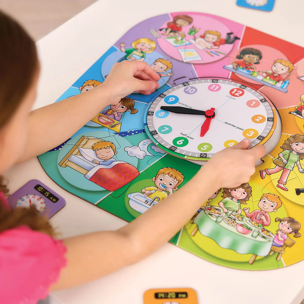Tell the Time Jigsaw Puzzle and Clock