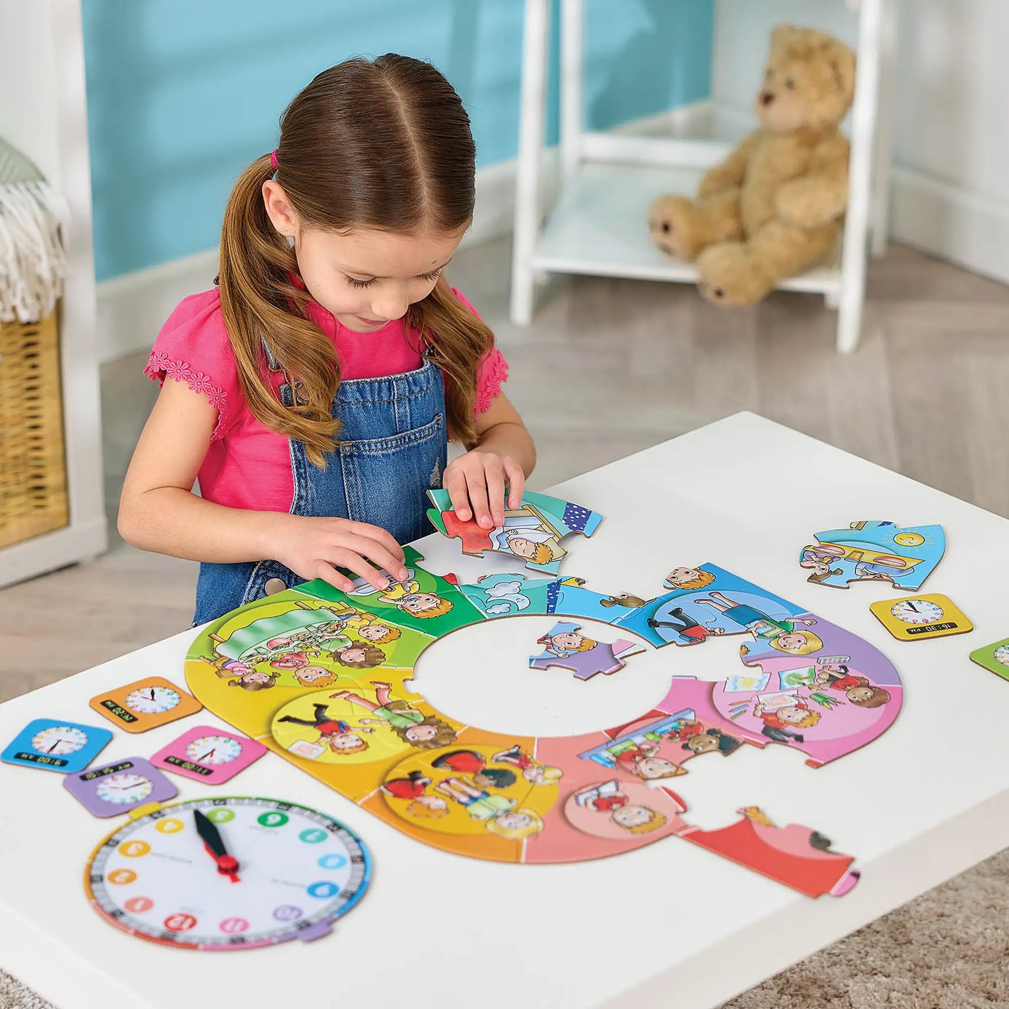 Tell the Time Jigsaw Puzzle and Clock