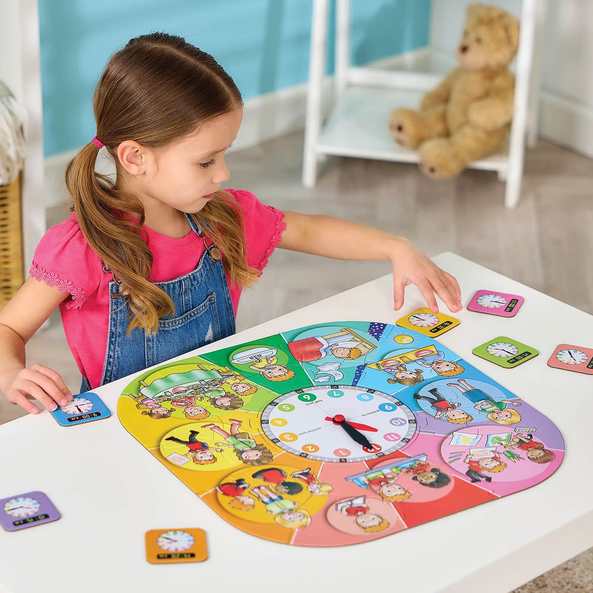 Tell the Time Jigsaw Puzzle and Clock