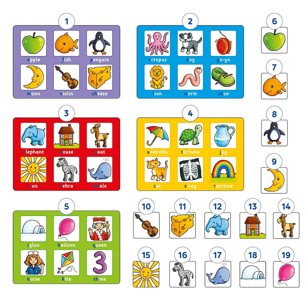 Alphabet Lotto Game Misplaced Pieces