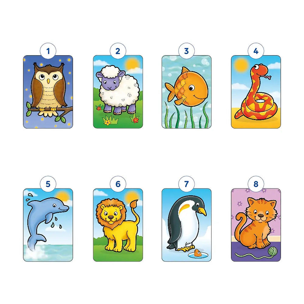 Animal Match Game Misplaced Pieces