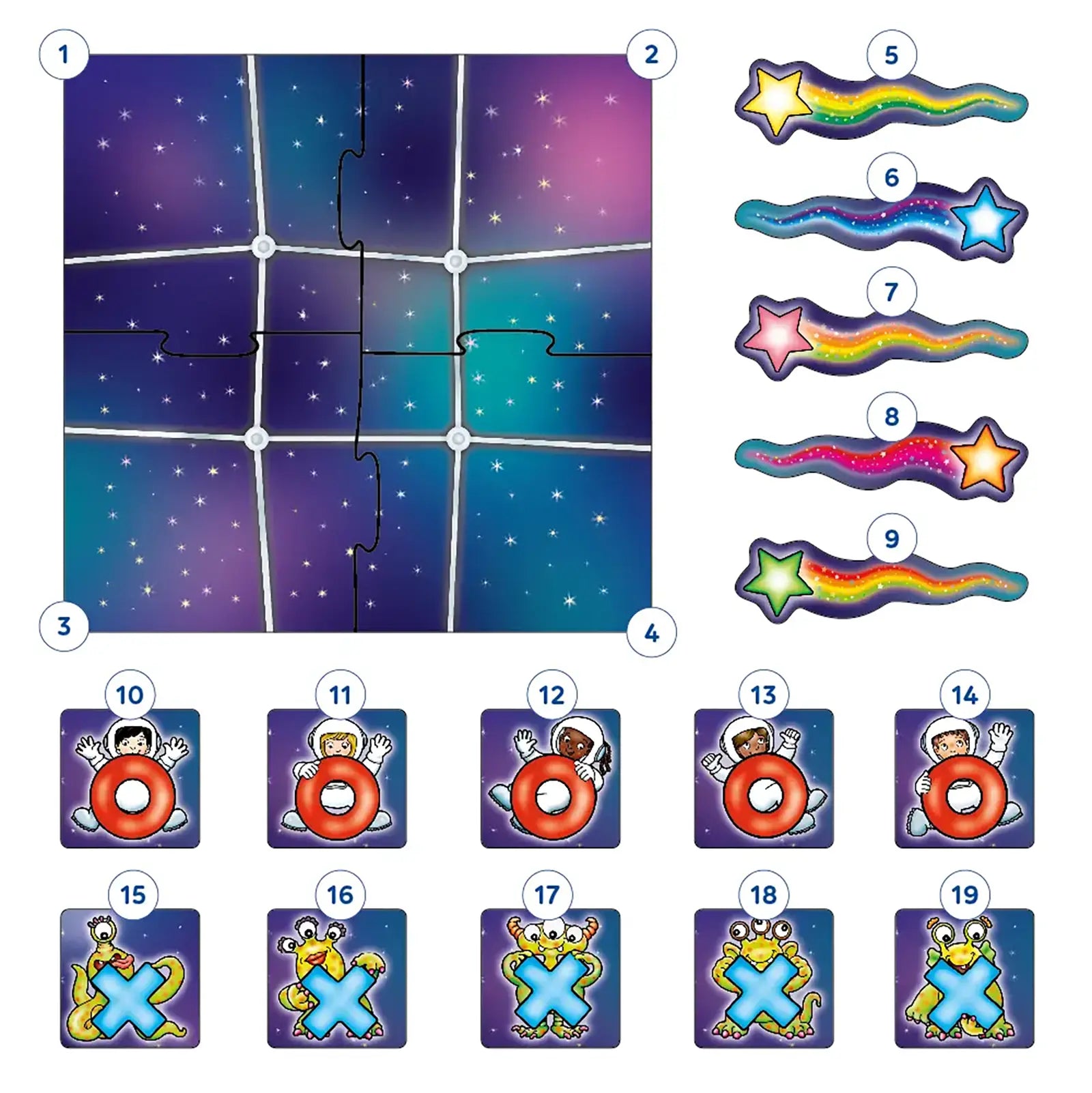 Astronauts And Crosses Misplaced Pieces