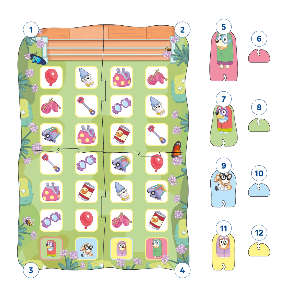 Bluey Grannies Game Misplaced Pieces