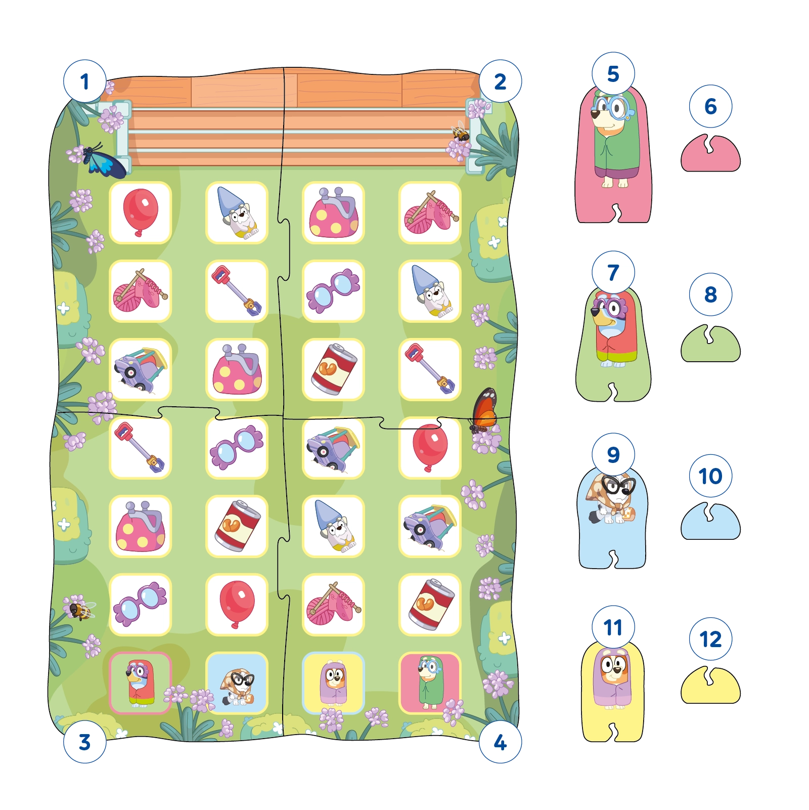 Bluey Grannies Game Misplaced Pieces