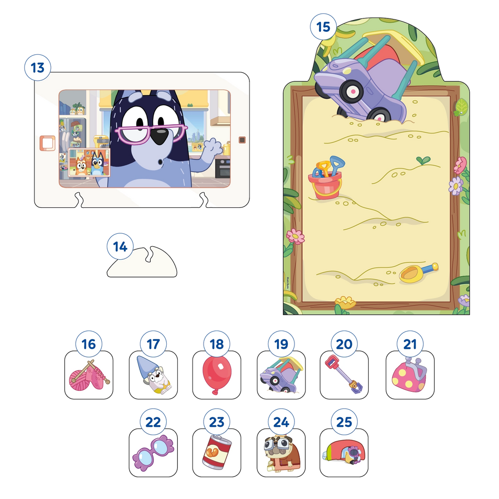 Bluey Grannies Game Misplaced Pieces