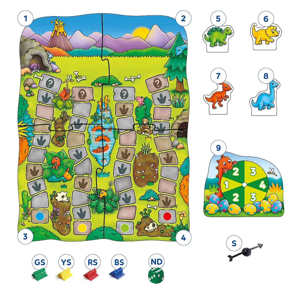 Dino-Snore-Us Game Misplaced Pieces