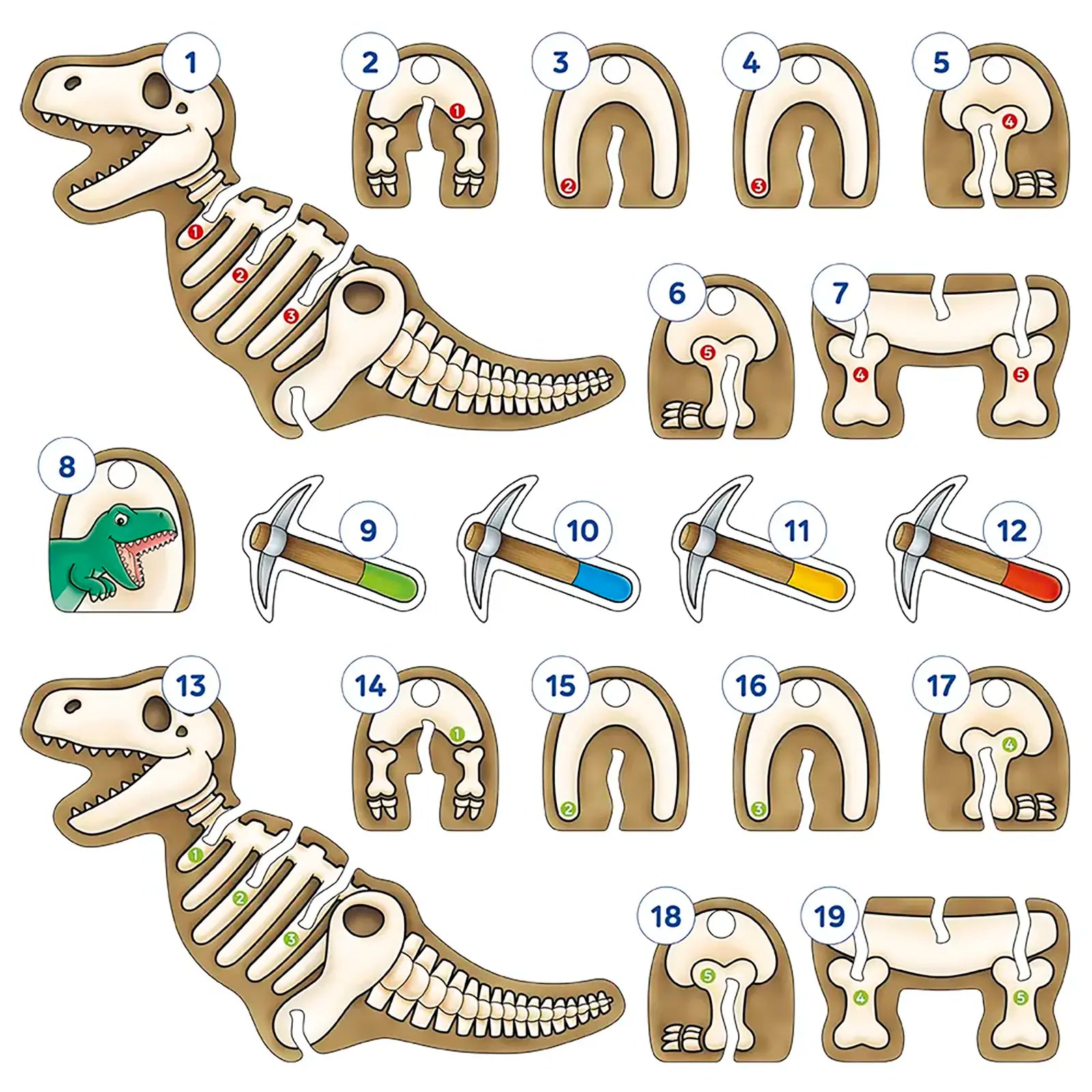 Dinosaur Dig Misplaced Pieces