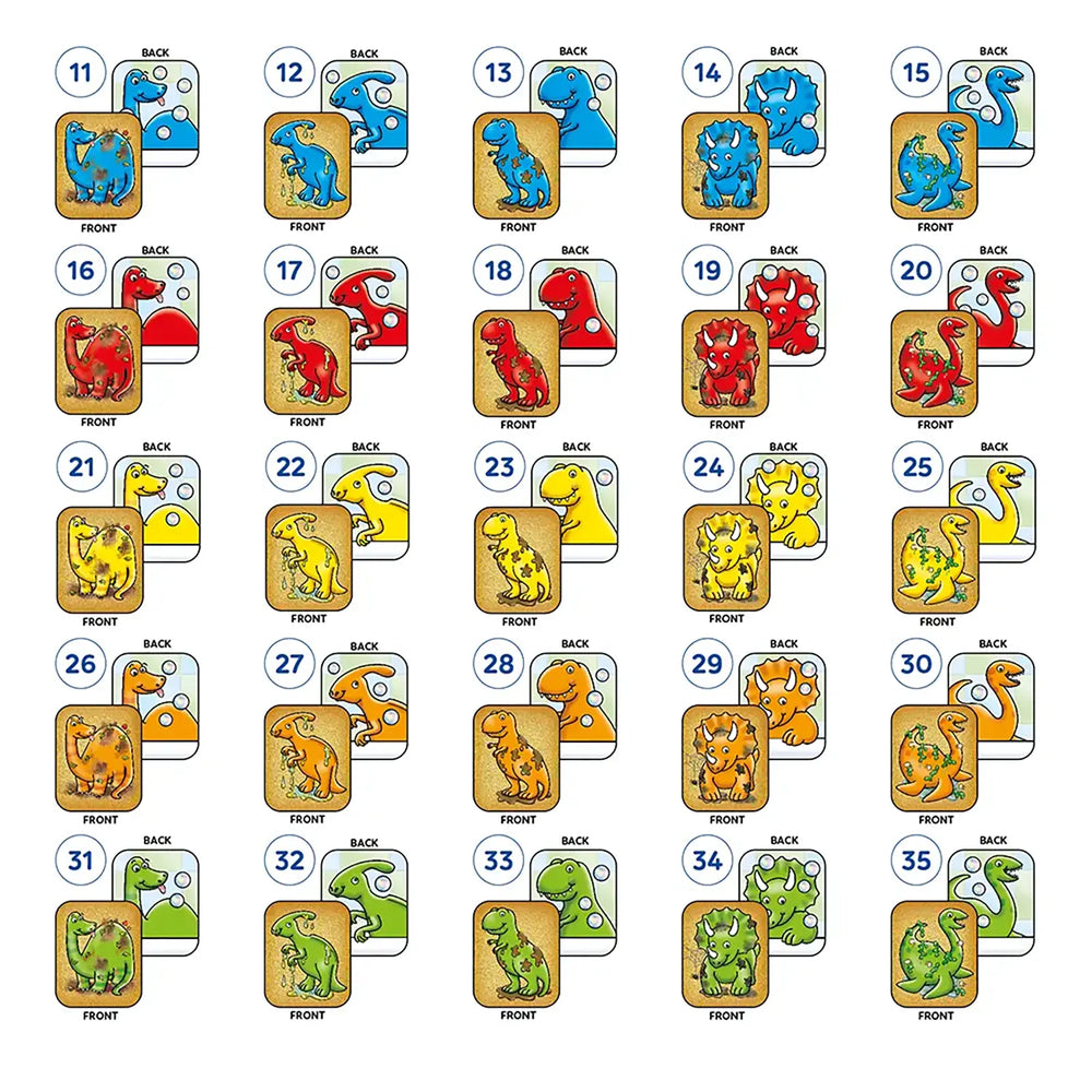Dirty Dinos Game Misplaced Pieces