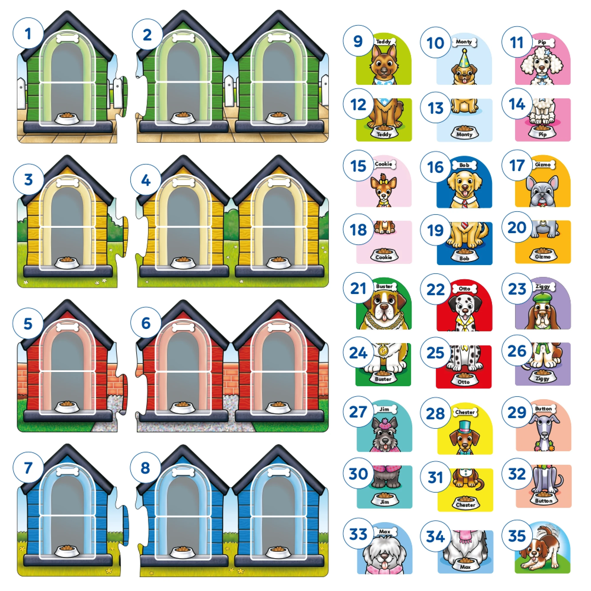 Doggy Doggy Woof Woof Misplaced Pieces