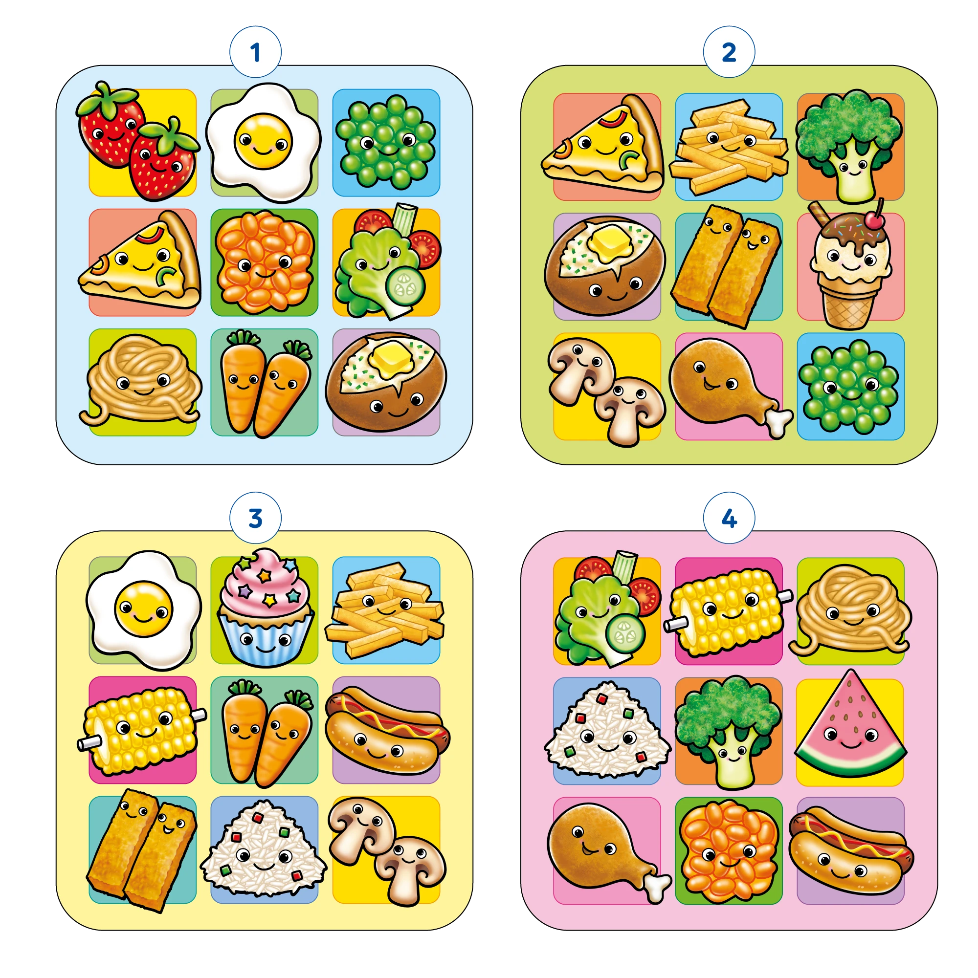Fun Food Bingo Misplaced Pieces