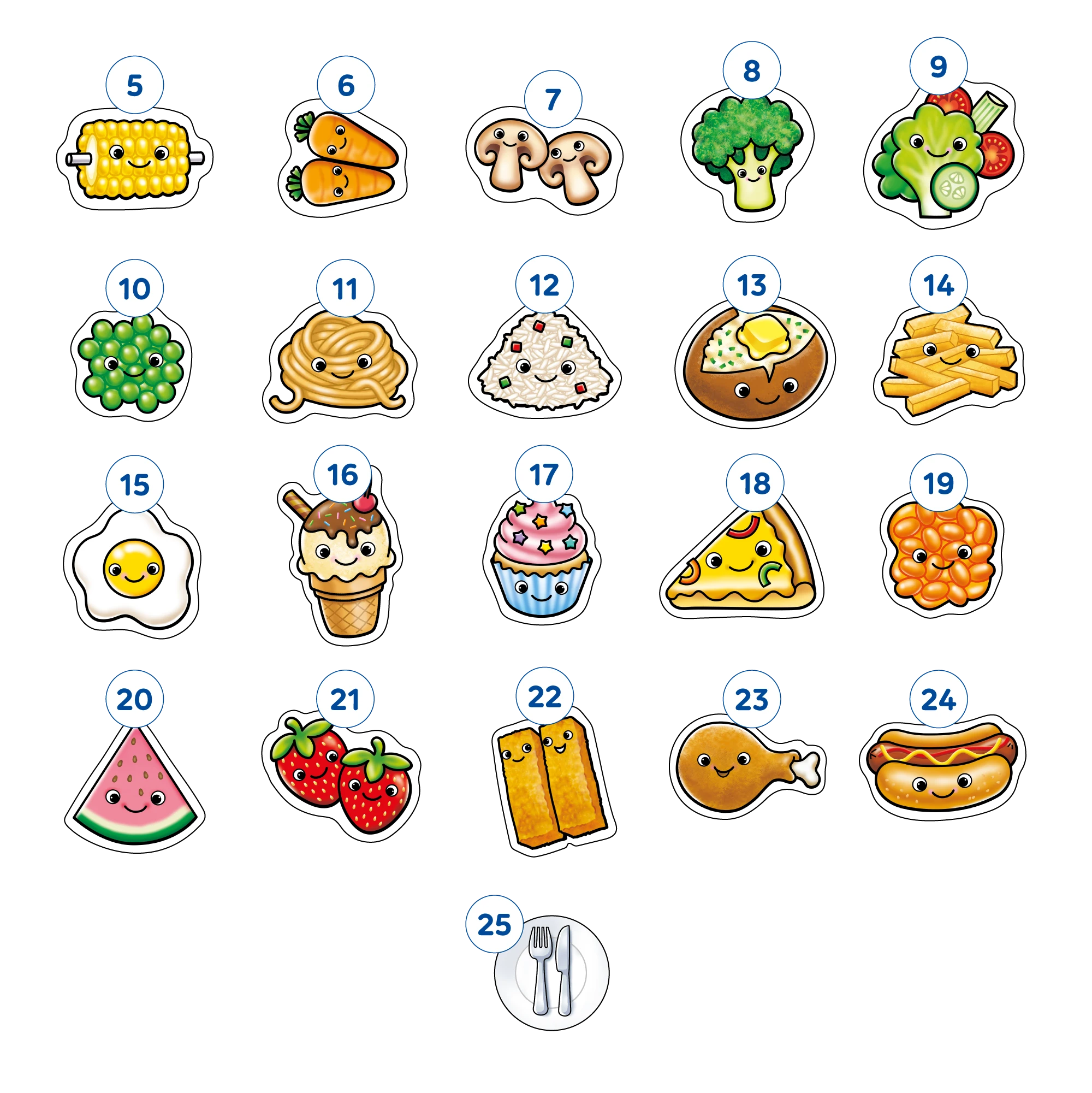 Fun Food Bingo Misplaced Pieces