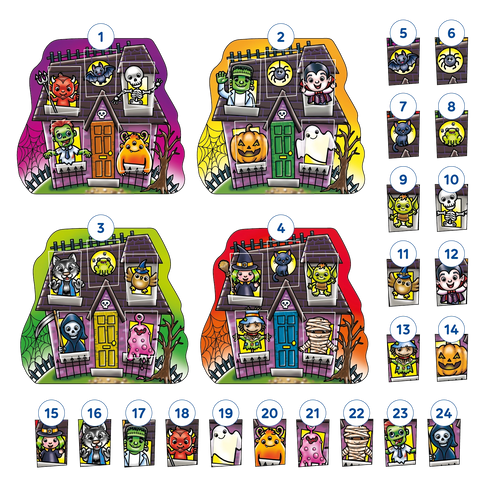 Haunted House Lotto Game Misplaced Pieces