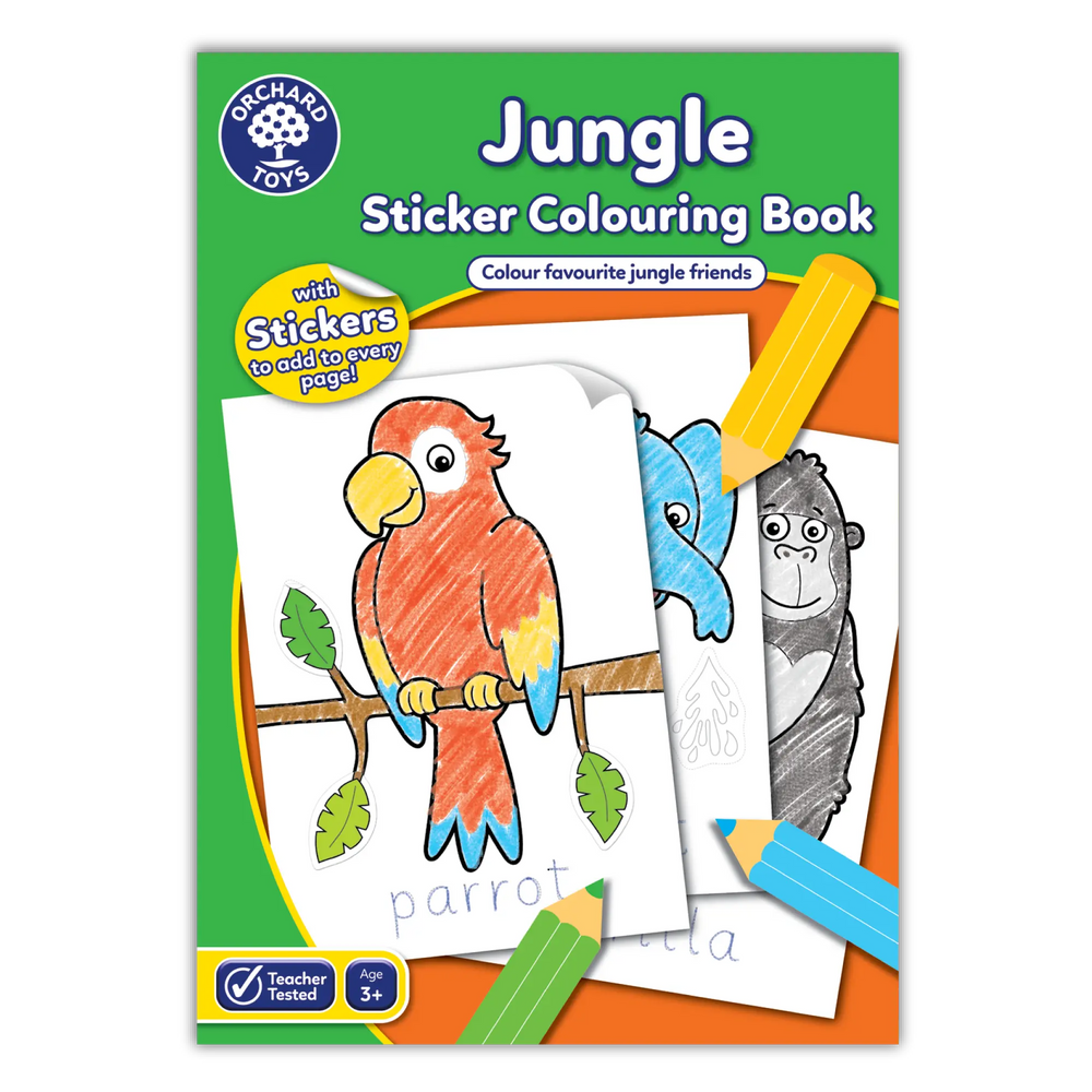 Jungle Colouring Book