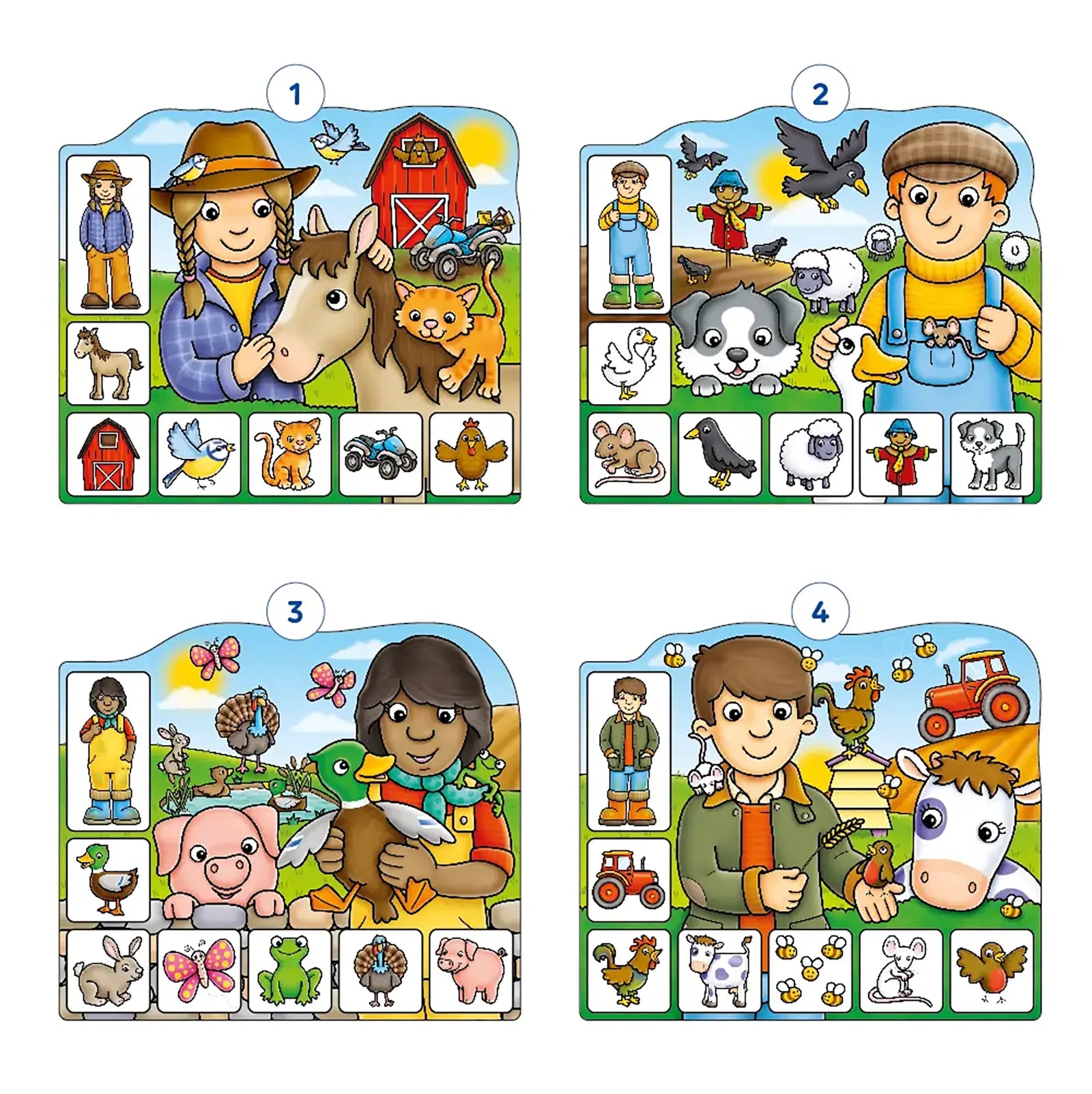 Old Macdonald Lotto Game Misplaced Pieces