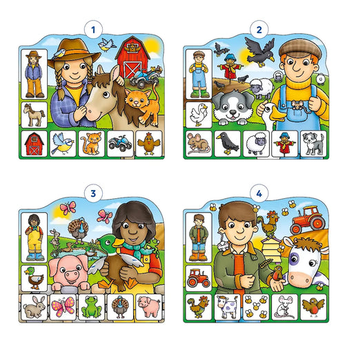 Old Macdonald Lotto Game Misplaced Pieces