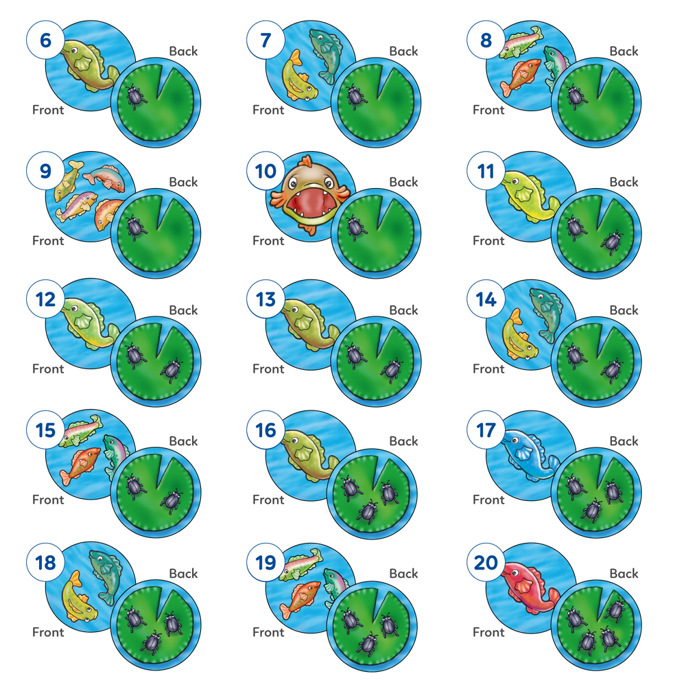 Peter Rabbit Fish and Count Misplaced Pieces