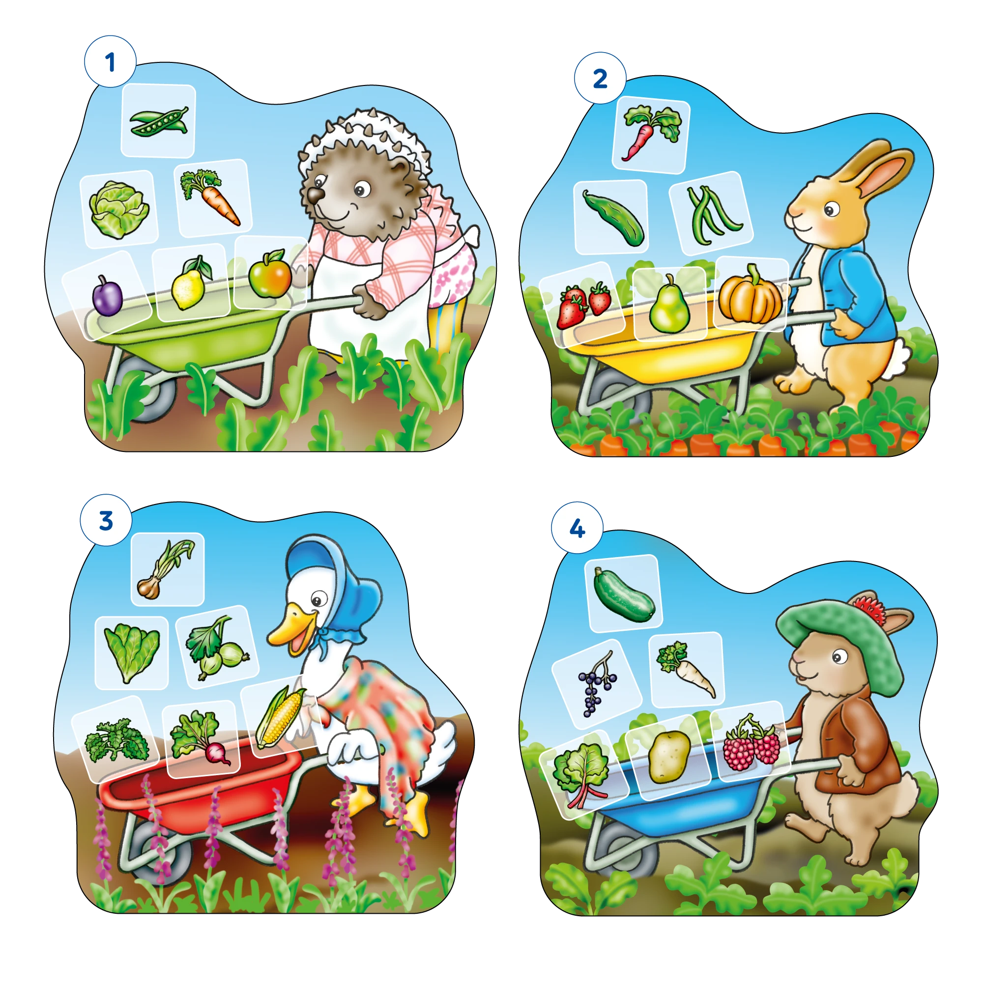Peter Rabbit Veg Patch Lotto Misplaced Pieces