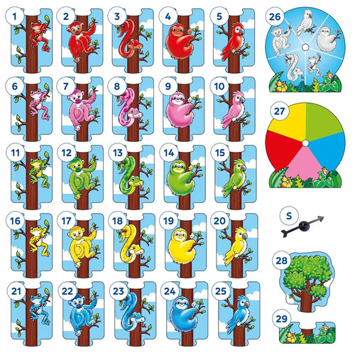 Rainforest Match Game Misplaced Pieces