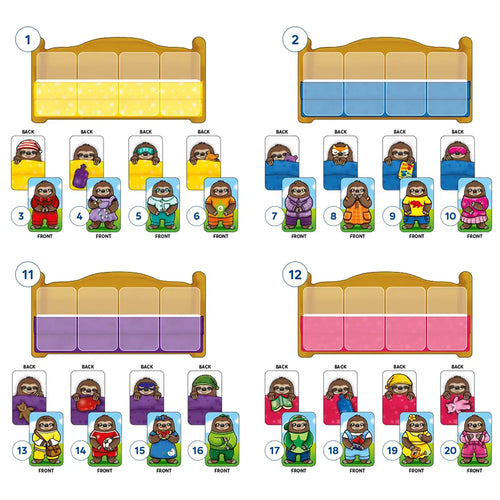 Sleepy Sloths Game Misplaced Pieces