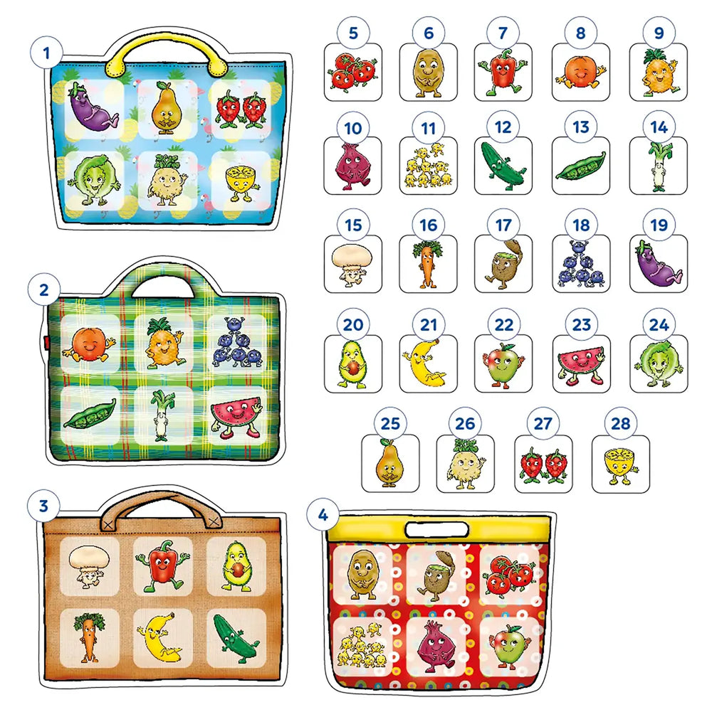 Super Shoppers Game Misplaced Pieces