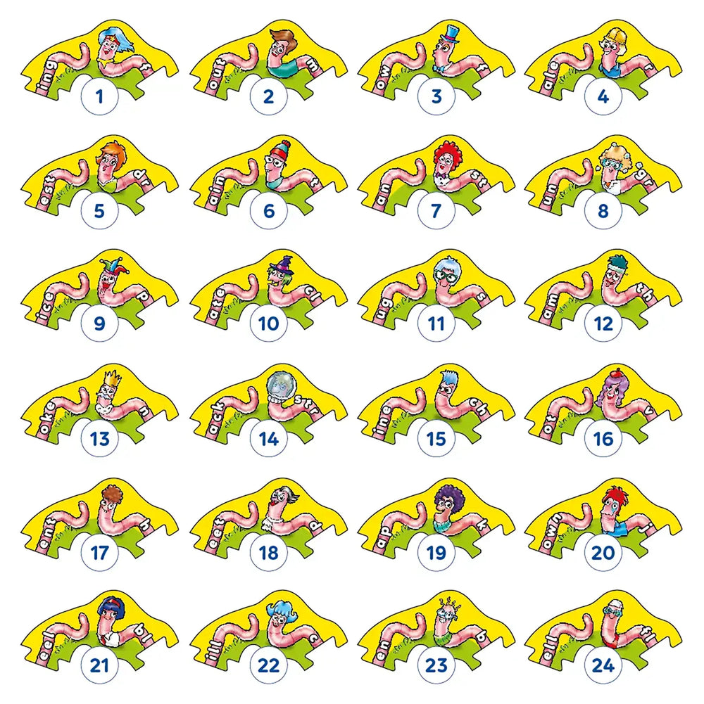 Wiggly Words Game Misplaced Pieces