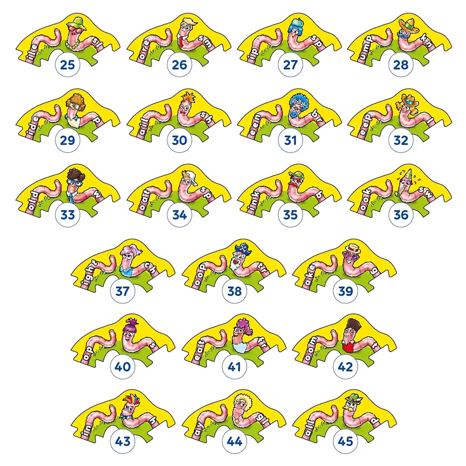 Wiggly Words Game Misplaced Pieces