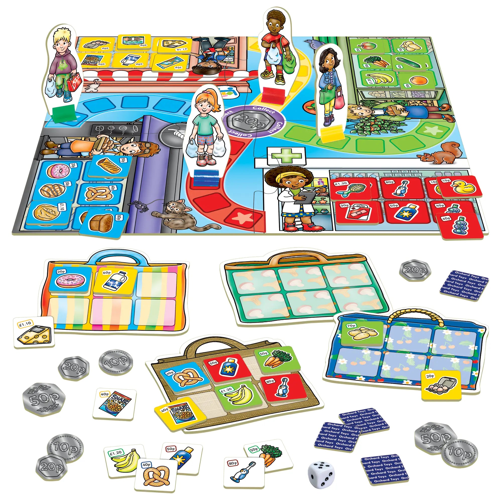 Pop to the Shops Board Game
