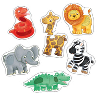 Match and Feel two-piece jungle puzzles