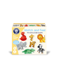 Match and Feel two-piece jungle puzzles
