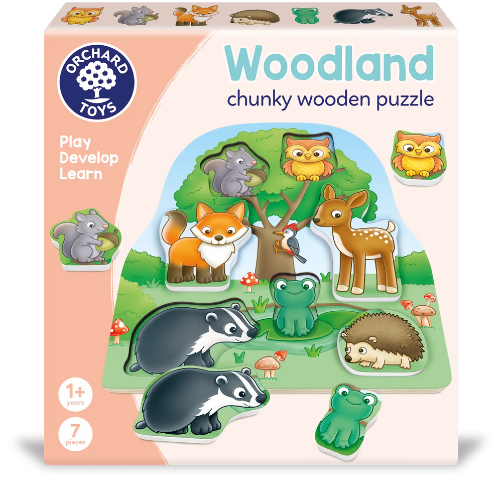 Woodland chunky wooden puzzle