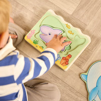 Under the Sea wooden nesting puzzle