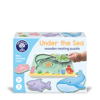 Under the Sea wooden nesting puzzle
