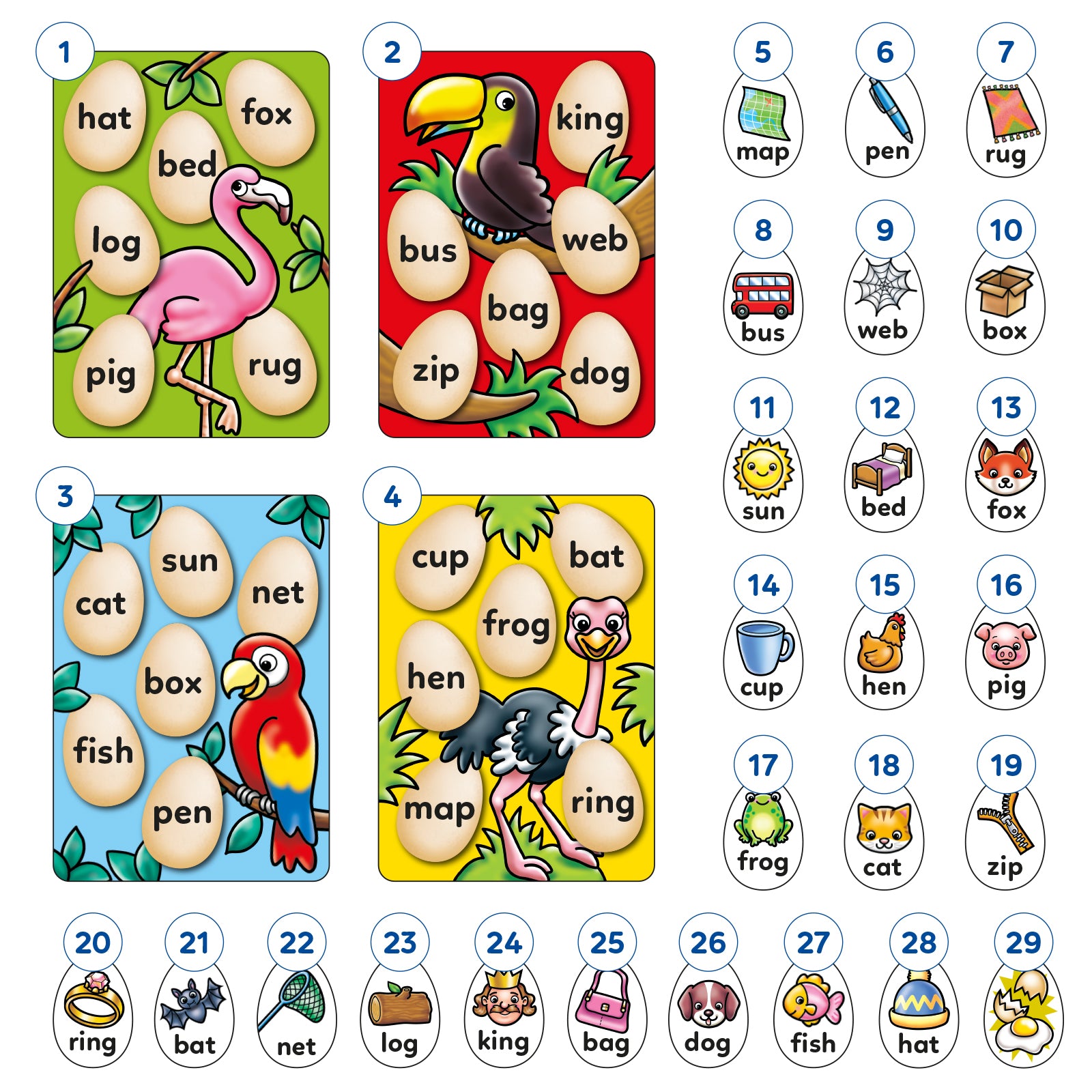 Word Birds Misplaced Pieces