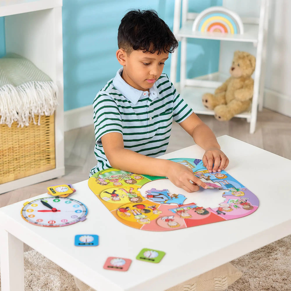 Tell the Time Jigsaw Puzzle and Clock