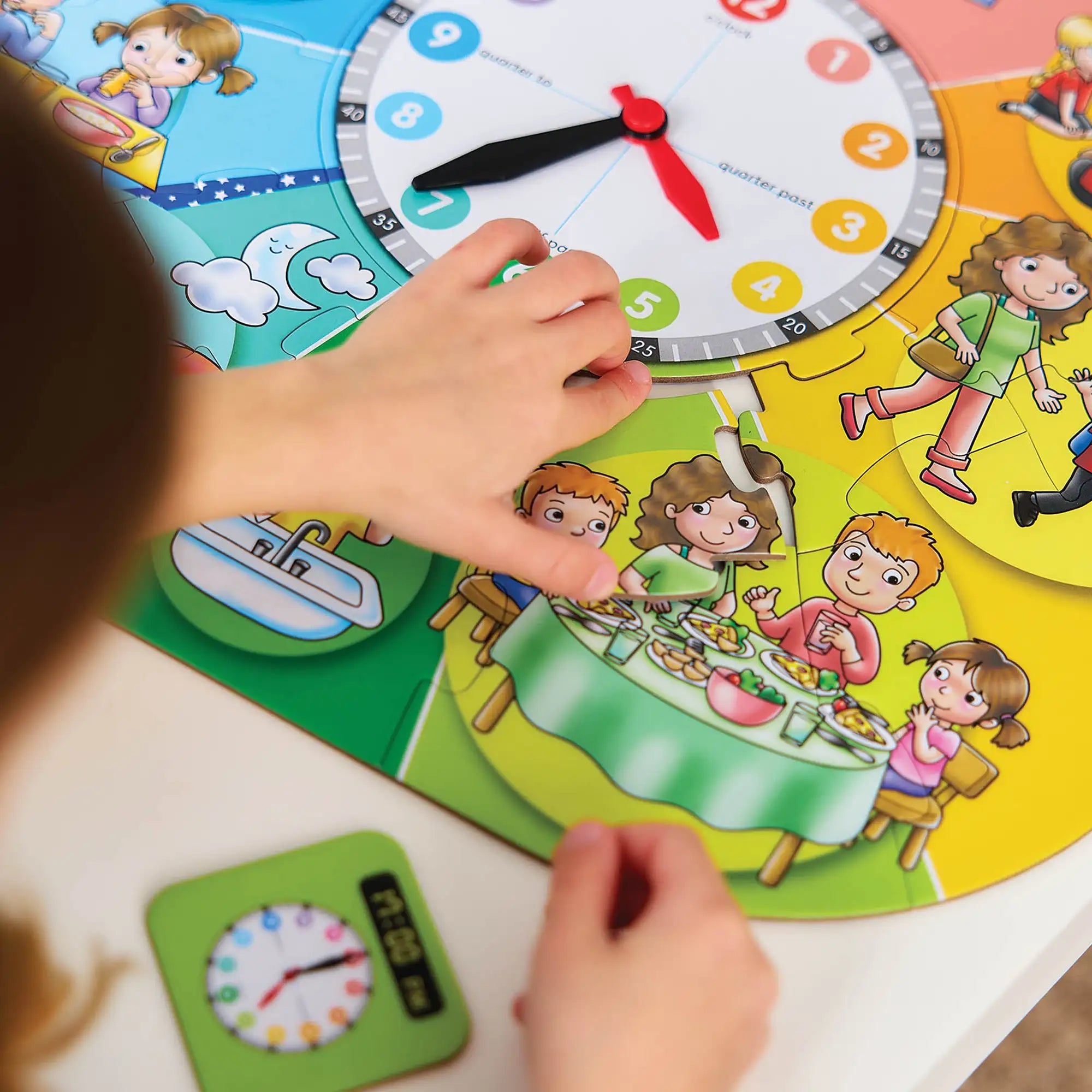 Tell the Time Jigsaw Puzzle and Clock