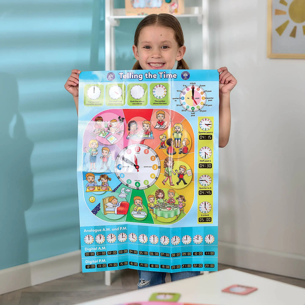Tell the Time Jigsaw Puzzle and Clock