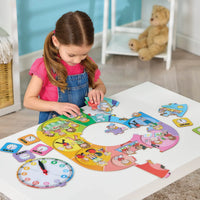 Tell the Time Jigsaw Puzzle and Clock