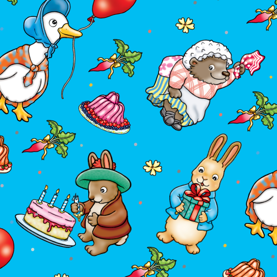 Peter Rabbit Birthday Gift Wrap