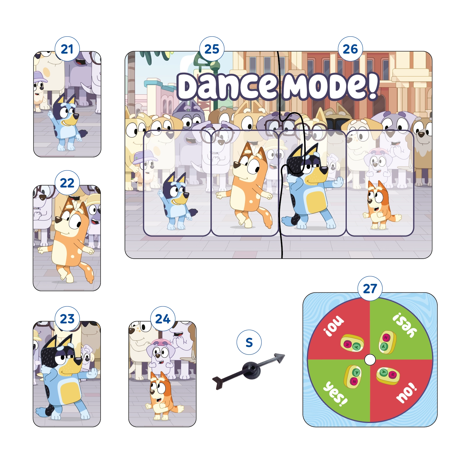 Bluey Dance Mode Game Misplaced Pieces