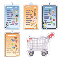 Bluey Shopping List Misplaced Pieces