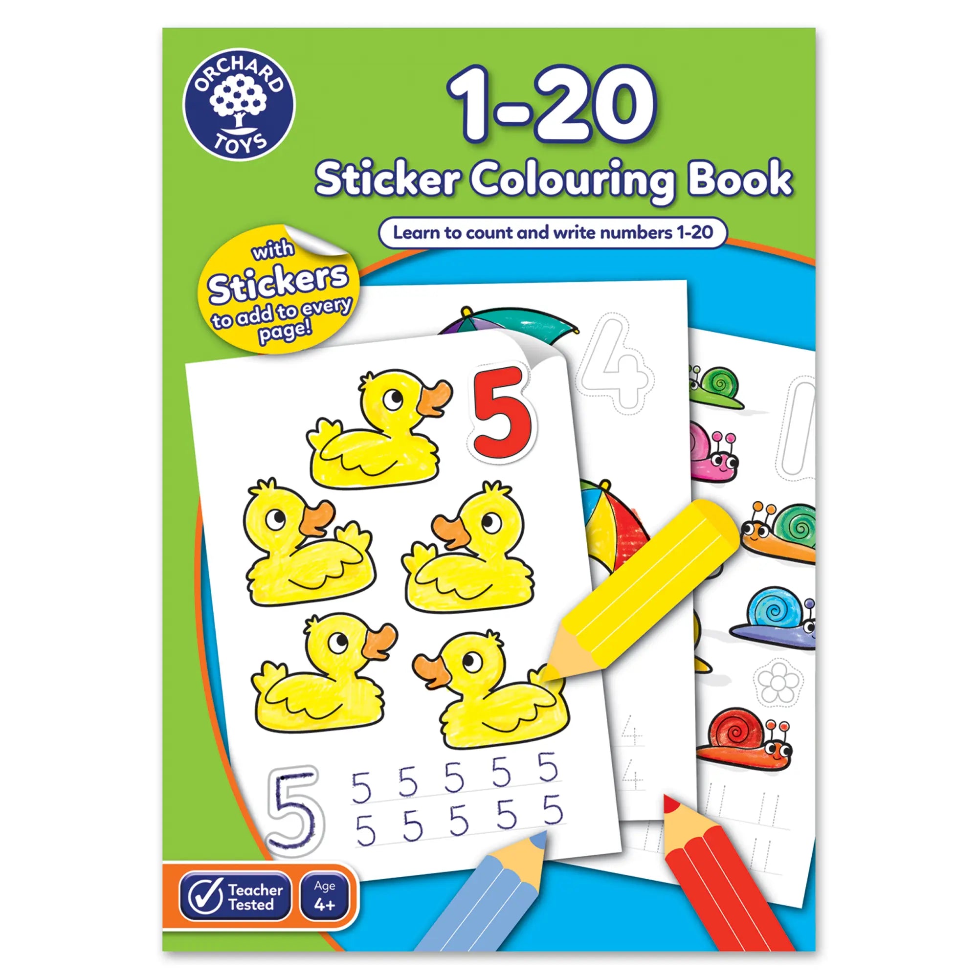 1-20 Colouring Book