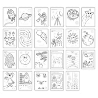 Outer Space Colouring Book