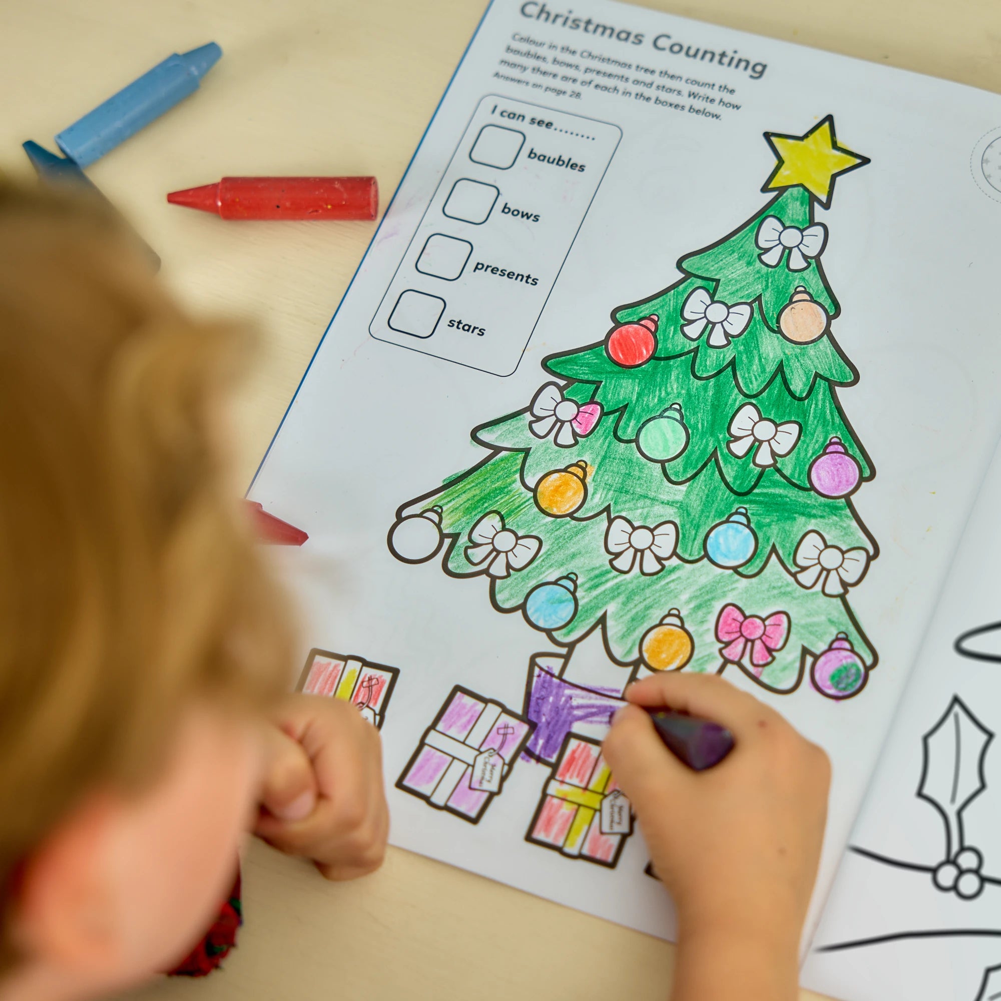 Countdown to Christmas Activity Book