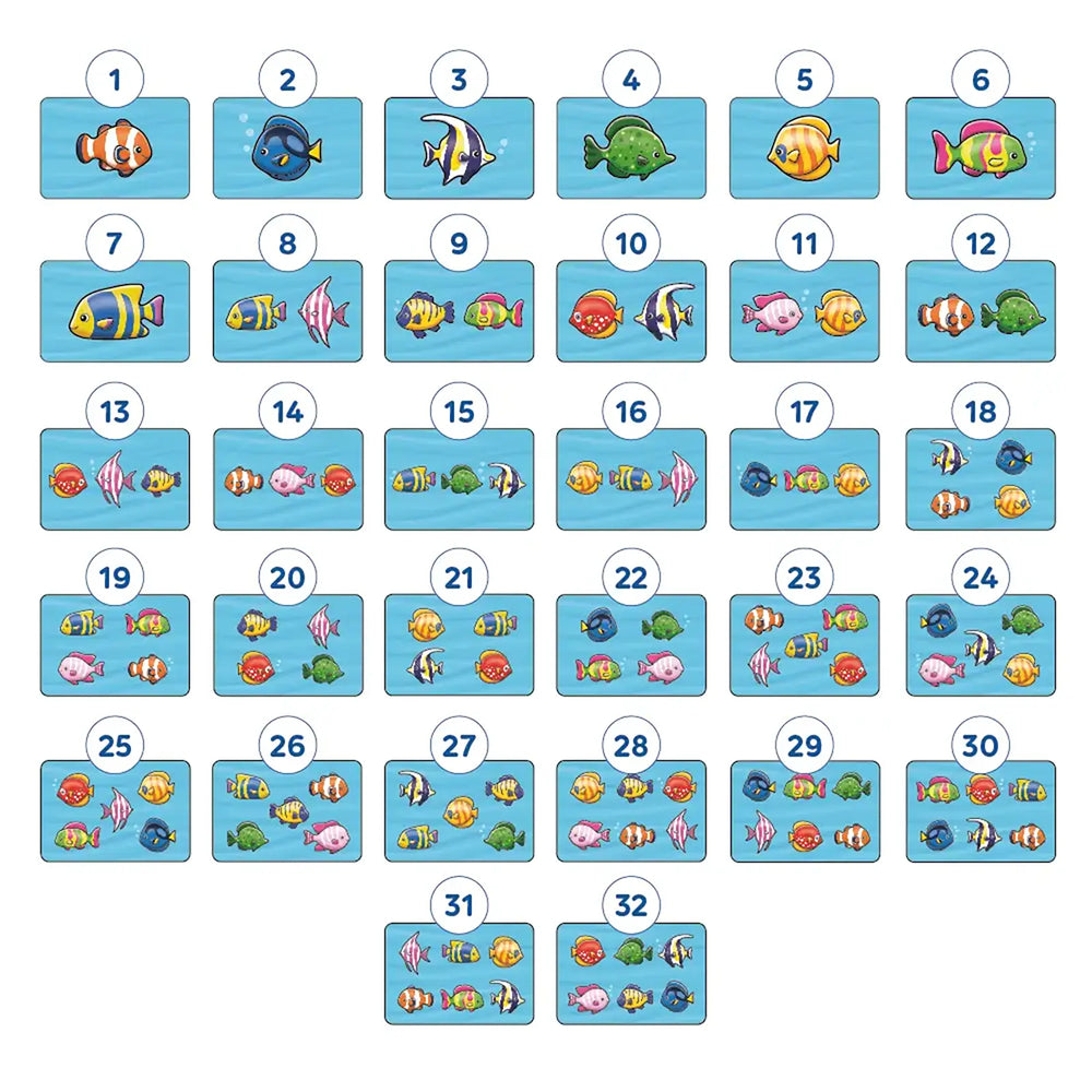 Counting Fish Game Misplaced Pieces