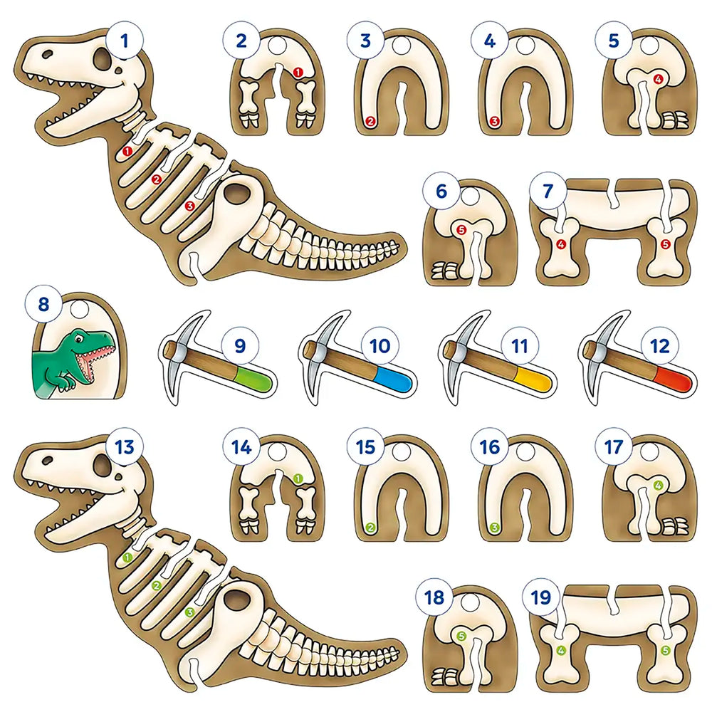Dinosaur Dig Misplaced Pieces