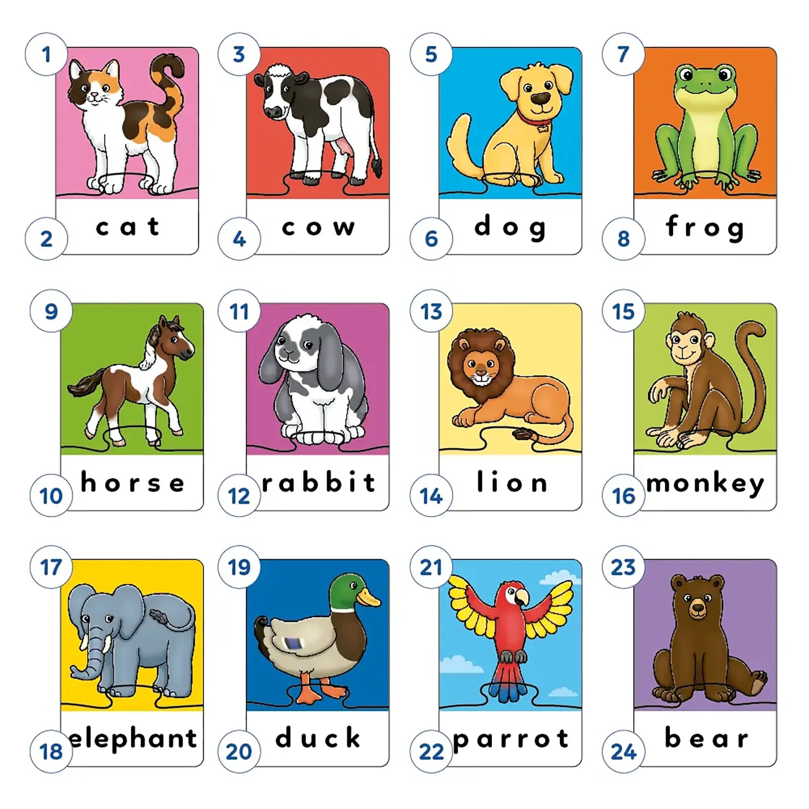 First Animals Game Misplaced Pieces